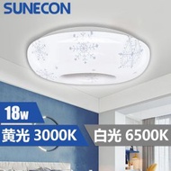 新而光 - LSCLJ-18W LED蘋果罩天花吸頂燈 18W 黃光3000K #LED天花燈 #家居燈飾