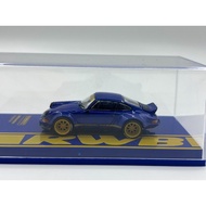 Ready Stock Immediate Shipping TW Alloy 1: 64 Porsche RWB964 Blue Unpacked Car Condition As Picture 