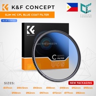 CLEARANCE K&F Concept 37mm to 82mm Classic Series Slim MC CPL BLUE COATED C Series Filters