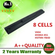 8CELL Battery For HP Pavilion 14 15  752237-001 776622-001 888182064801 TPN-Q131 VK04 HSTNN-YB4D