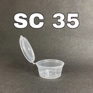 SC35 Disposable Plastic Sauce Container 35ml / Bekas Sos 50pcs【Ready Stock】