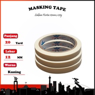 Masking Tape 12mm x 21 meters - Paper Tape 12mm x 21 meters Seven Star