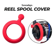 Fishing Reel Spool Cover Protection Silicone Spinning Belt Elastic Kolam Pancing Outdoor Tackle