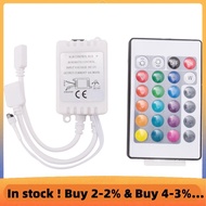 Led Strip Lights Controller,Controller RGB Led Strip Light Controller + Infrared Remote Control 24 K
