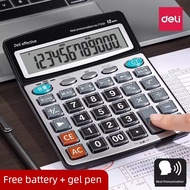 | calculator scientific | calculator cute ✴Deli Office Large Screen Music Battery Calculator✡
