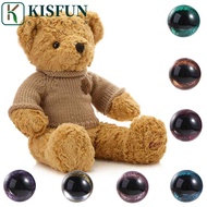 KISFUN Safety Eyes for Amigurumi, Stuffed Animal Eyes 12mm Safety Eyes for Crochet, 3D DIY Plastic S
