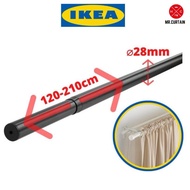 Metal Curtain rod / Rod Besi Langsir - Easily Adjust the Length Flexible Panjang boleh diaraskan Ike