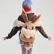 Beg Pokemon Eevee Panas Beg Penny Beg galas Cosplay Mainan Mewah Comel Kapasiti Besar Sumbat Plushie