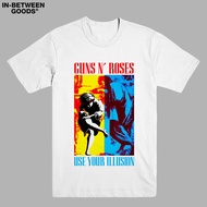(A44) Kaos Pria GUNS N ROSES - GNR | T-SHIRT BAND | HEAVY METAL | MERCHANDISE