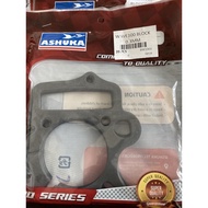 EX5 / WAVE100 / DREAM BLOCK GASKET KERTAS ASHUKA STD / 59MM 0.3mm - 2mm ( HARGA 1 PCS)