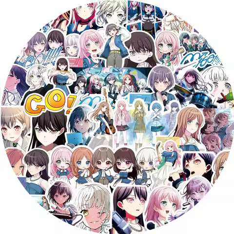 80pcs Kawaii Girls BanG Dream Stickers Mygo Anime Sticker Cute Takamatsu Tomori Anon Chihaya Rana Ka
