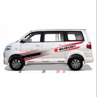 Latest suzuki APV car stickers, APV car striping