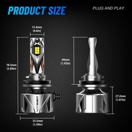 ESSGOO N97สดใสมากหลอดไฟ LED ไฟหน้ารถ9005(HB3) 9006(HB4) ไฟ LED H11 H7 H4สำหรับรถยนต์ไฟสูง/ต่ำ240W 60