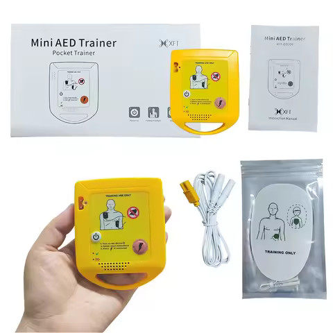 AED Trainer Device Automated Cardiopulmonary Resuscitation Training Voice Optional(English/Spanish/F