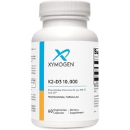 XYMOGEN K2-D3 10000 | Vitamin D3 & K2 Supplement | Immune, Bone & Heart Support* | Non-GMO, Vegetari