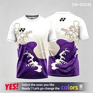 Available-YONEX Jersey Fashion Boutique Sports Baju t shirt lelak Leisure Loose Size Men's T-shirt B