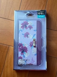 全新 100% New iPhone 12 / iPhone 12 Pro 紫色花 手機殼 Case