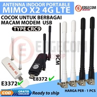 Antena Indoor Portable Mimo X2 4G LTE Untuk Modem USB Huawei E3276