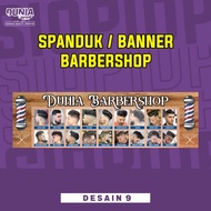 Spanduk banner pangkas rambut barbershop