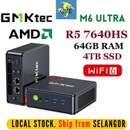 GMKtec M6 ULTRA AMD Ryzen 5 7640HS Windows Mini PC 64GB DDR5 RAM 4TB SSD Computer Gaming PC Gaming