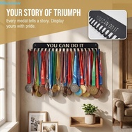 USNOW Medal Display Rack, Large Capacity Sturdy Award Hanger Holder, Organizer 20 Hooks Wall Mounted
