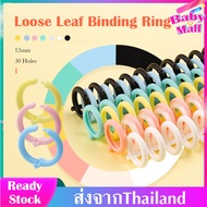 สันห่วงถอดได้ ขนาด12mm โค้งงอได้ไม่หัก ตัดเป็นขนาดต่างๆได้ สันห่วง ใส่กระดาษรีฟิลได้ แกะเติมไส้กระดา