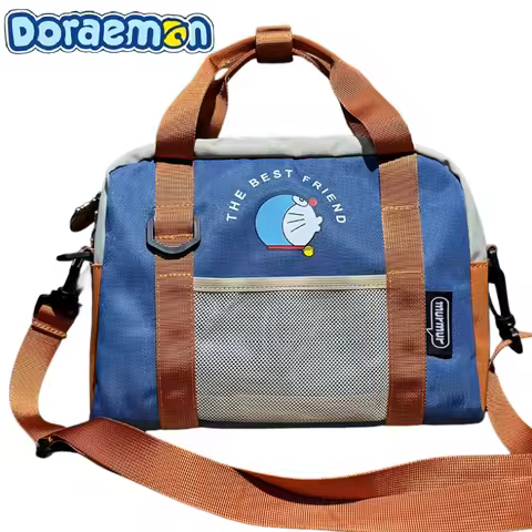 Doraemon Tote Bag Cartoon Doraemon Shoulder Bag Anime Peripherals Large Capacity Portable Storage Ho