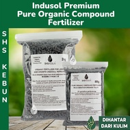 Indusol Premium Baja Sebatian Organik Organic Compound Fertilizer Baja Soya Baja Durian Imported Germany 2kg SHS Kebun