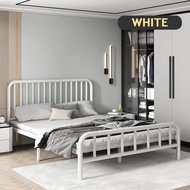 Bed frame solid frame bed high bed bed end iron frame bed hotel apartment single bed/double bed/doub