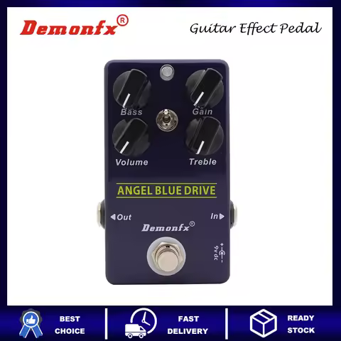Demonfx Overdrive Effect Guitar Effect Pedal ANGEL BLUE DRIVE Pedal Matel Box Pedal