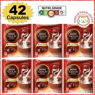 NESCAFE Gold Blend Luxury Cafe Mocha 6 bags x 7 Capsules / Easy to Make / Ice or Hot / DIRECT FROM JAPAN