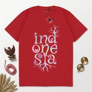 GILAN Indonesian Distro T-Shirt Root 17 August Independence Day 81 Years Hologram Screen Printing S-
