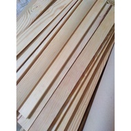 Pine wood panel 2cmx6cm long 110cm-150cm [TV2X6] + smooth planing on 4 sides