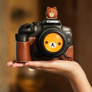 Compatible Canon R8/R10/R50/R5/R6 Gen 2/R7 Leather Camera Case with Base and Universal Bag Accessori