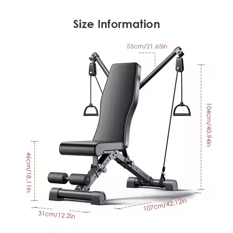 Hot 2026 Multifunctional Dumbbell Bench Bench Bench Press Home Sit-up Assistor Fitness Equipment Men