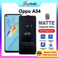 Shopkaki Oppo A54 Matte Anti Fingerprint Tempered Glass Screen Protector