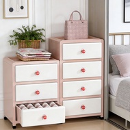 【READY STOCK】Storage drawer cabinet storage cabinet3-6 Tier Stackable Plastic Drawer Cabinet plastic