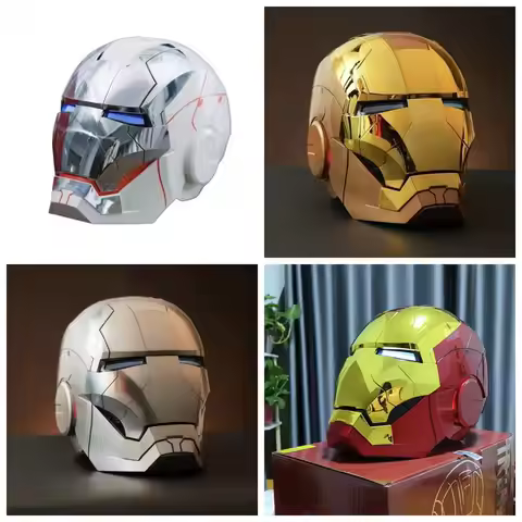 In Stock Iron Man Helmet Model Statue Iron Man Toys Children Toys Birthday Gift
