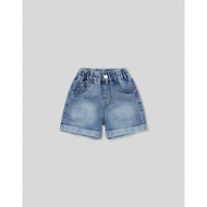 CC.DAILY-Folded Denim Shorts with Trousers-Children [L3CO015]