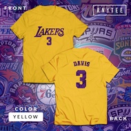 Anthony Davis NBA Los Angeles Lakers Shirt Basketball Jersey Style T Shirt | ANYTEE