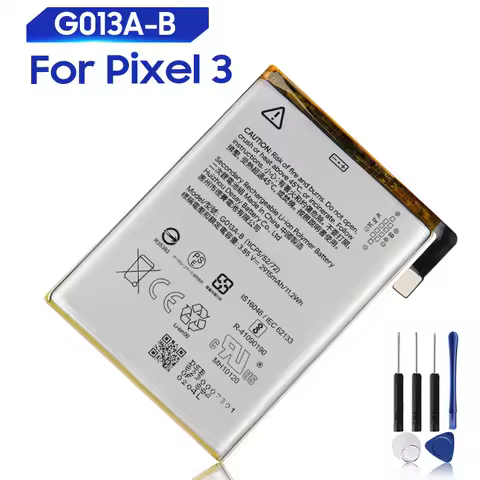 Original Replacement Battery For Google Pixel 3 Pixel3 Pixel 3XL G013A-B G013C-B Genuine Battery 343