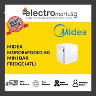 Midea 47L Mini Bar Fridge - White (MDRD86FGD01-SG)