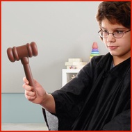 Toy Judge Gavel Judge Props for Courtroom Toddler Cosplay Gavel for Kids Preschool Elementary Studen