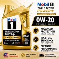 Mobil 1 Triple Action Power Advanced Fully Synthetic Engine Oil 0W20 0W40 1L 4L