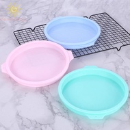 4/6/8 inch Round Silicone Layer Cake Mould Chocolate Mousse DIY Dessert Baking