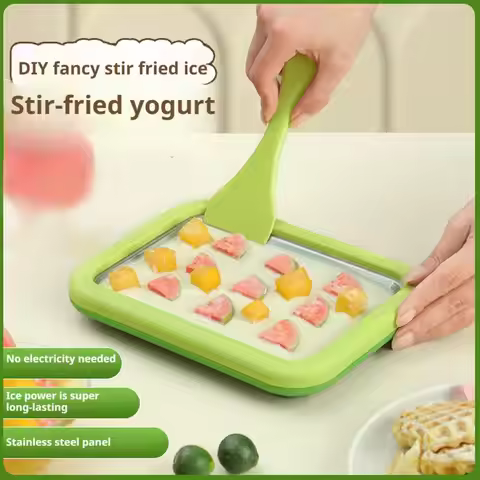 DIY Ice Cream Maker Yogurt Maker Machine for Homemade Rolled Cream Sorbet Gelato,Household Ice Cream