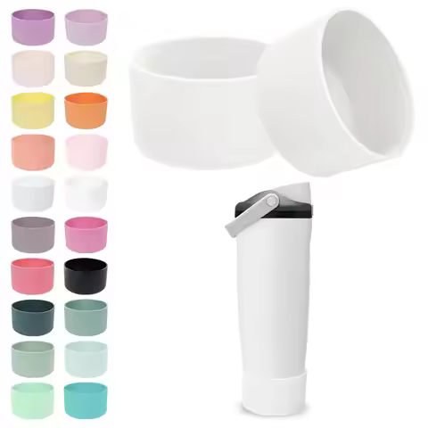 2PCS Silicone Boots for Owala 30oz & 40oz FreeSip Sway Bottles & Tumblers, Anti-Slip Protective Slee