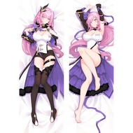 Anime Elysia Honkai Impact 3  พิมพ์สองด้านขนาดชีวิตปลอกหมอน 59 "50x150 ซม