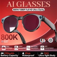 2026 New 8K HD AI Smart Glasses 800MP Camera Bluetooth Call 290Mah ChatGPT Video Recording Voice Ass