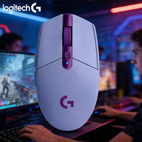 Logitech G304 Wireless Dual Mode Mouse, Black Mouse, Purple Mouse, Blue Mouse, White Mouse, Logitech